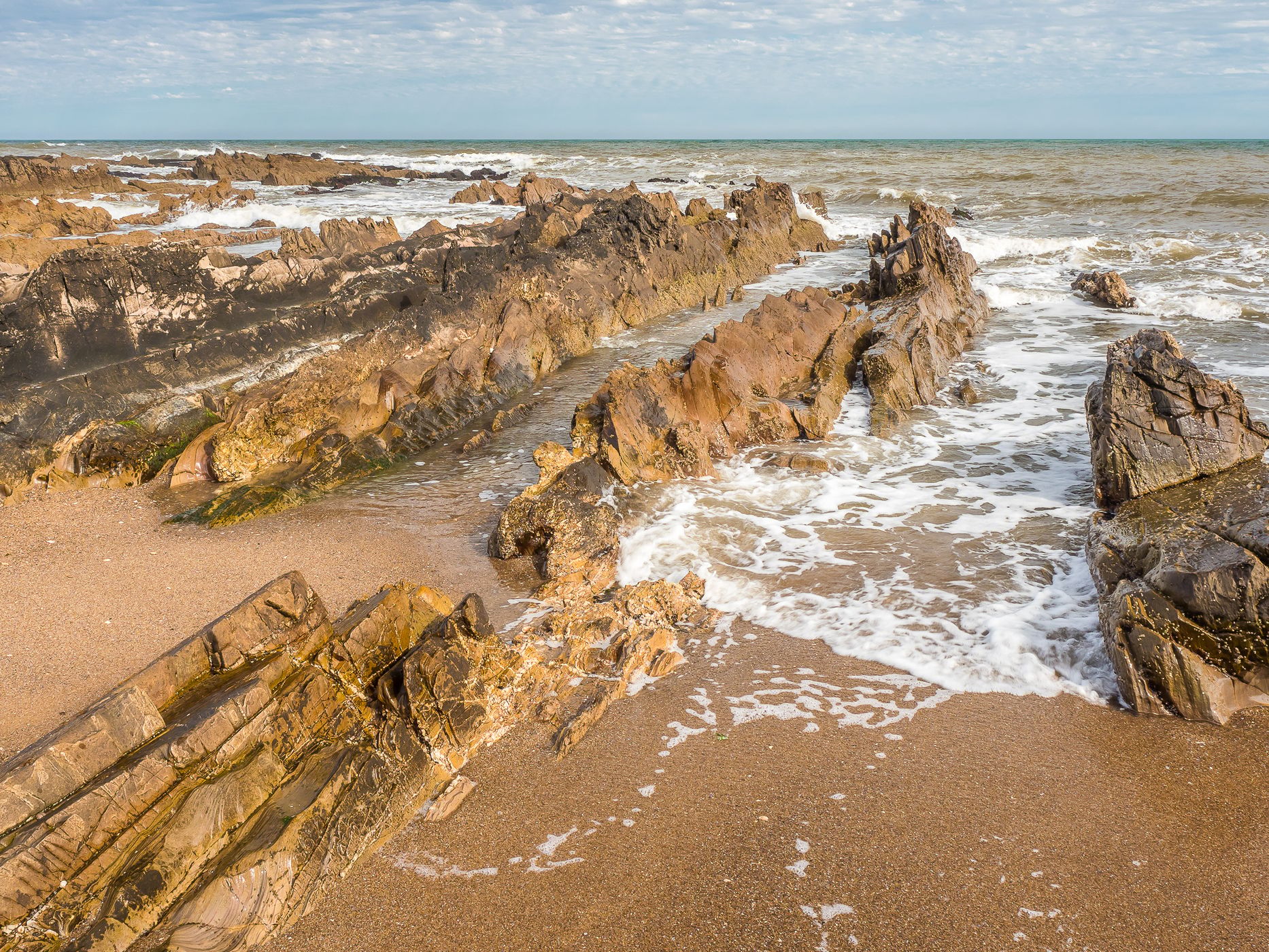 Flysch at La Paloma, Uruguay
