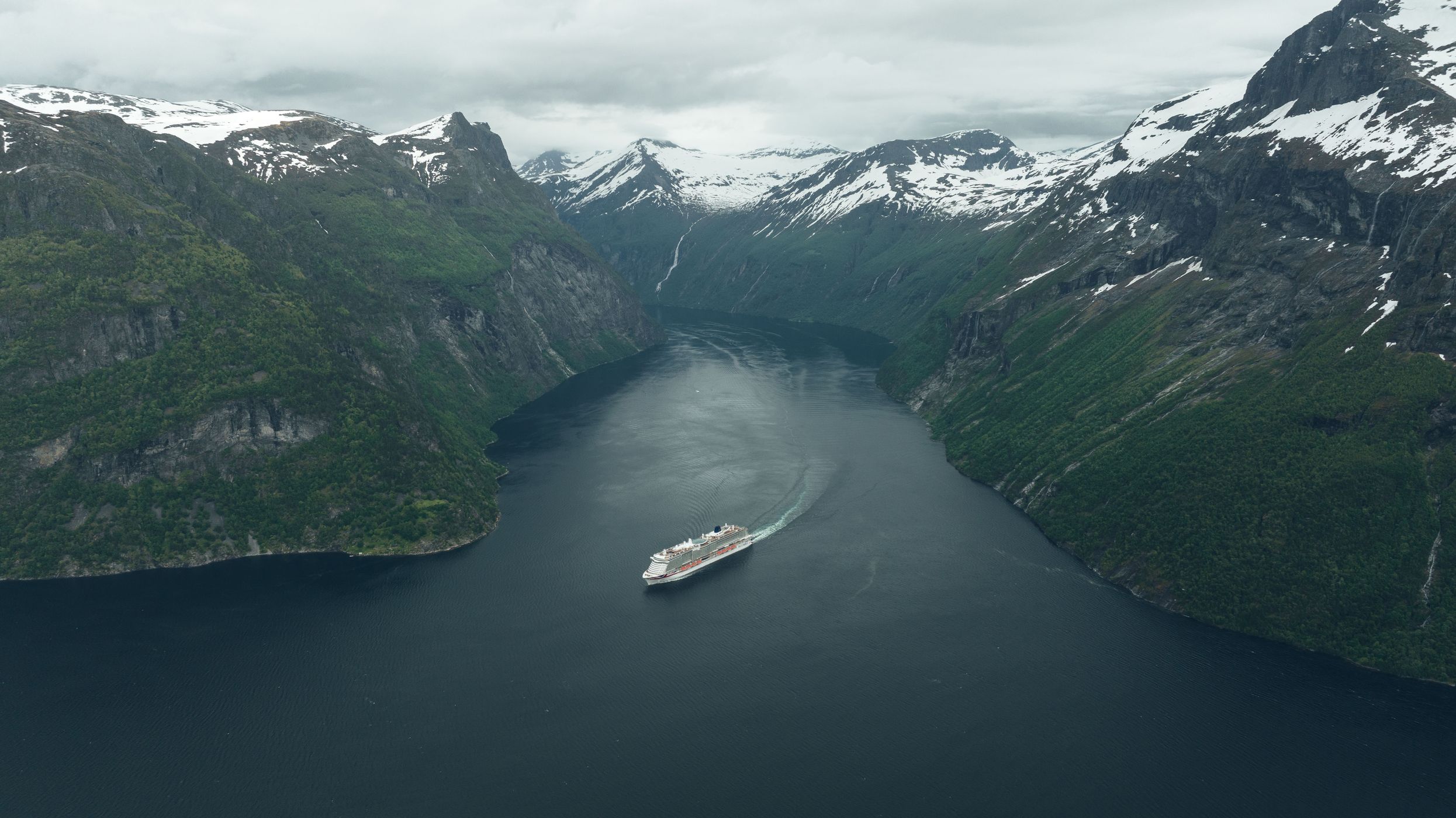Geirangerfjord [drone], Norway