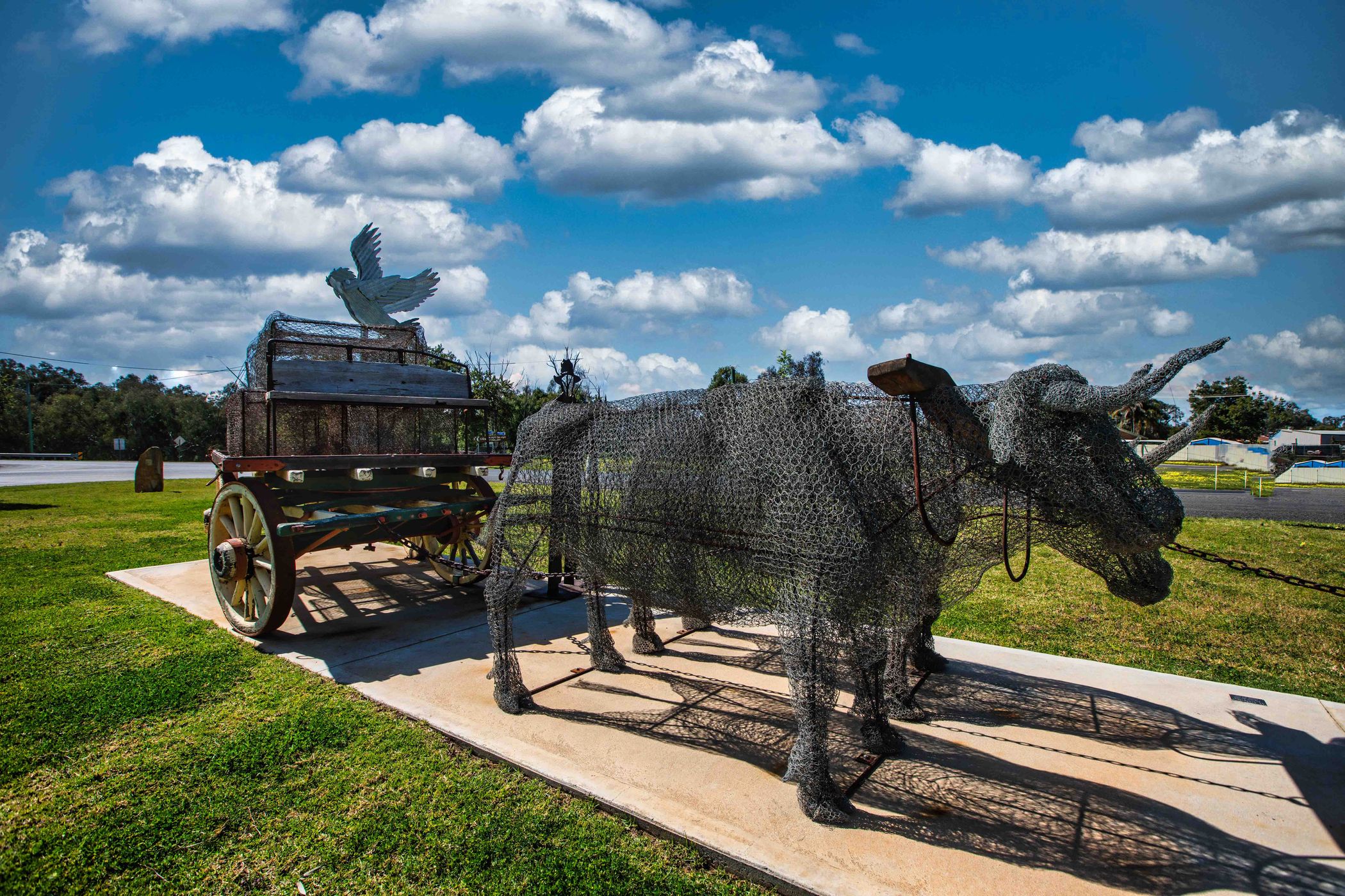 Ghosts of Bullocks Past, Gulargambone, New South Wales, Australia