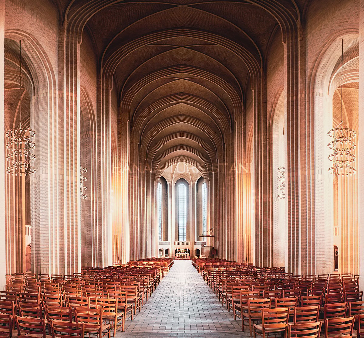 Grundtvigs Church, Copenhagen, Denmark