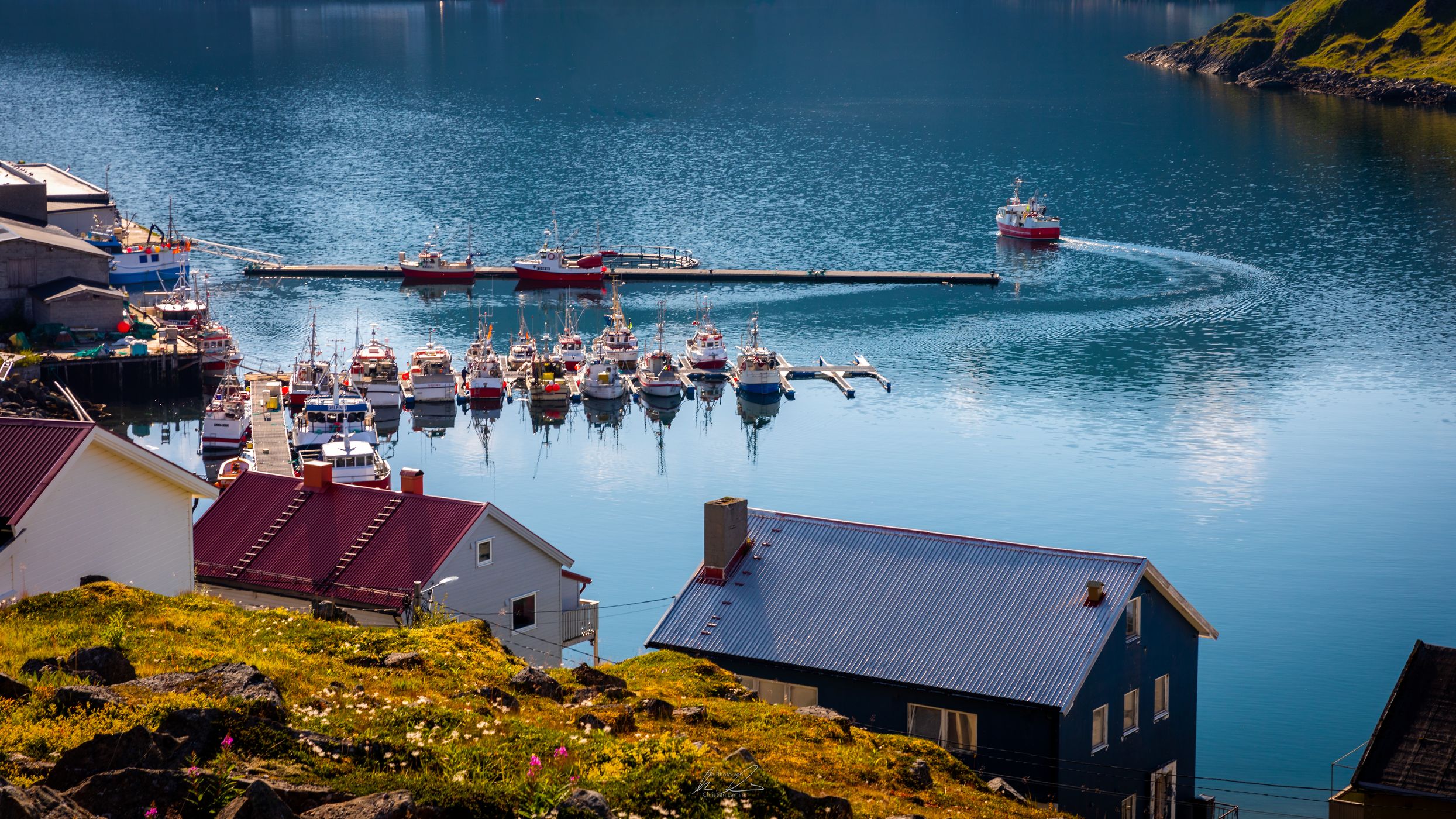 Honningsvåg harbour view, Norway