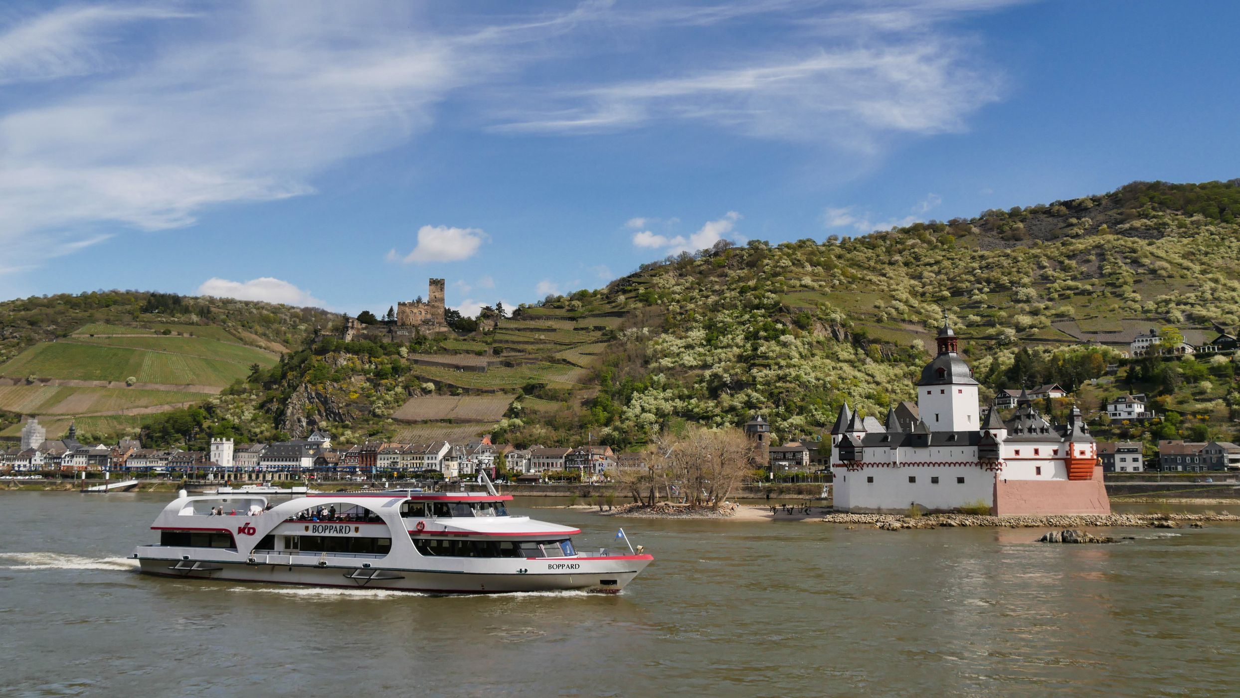 Kaub Pfalzgrafenstein, Germany