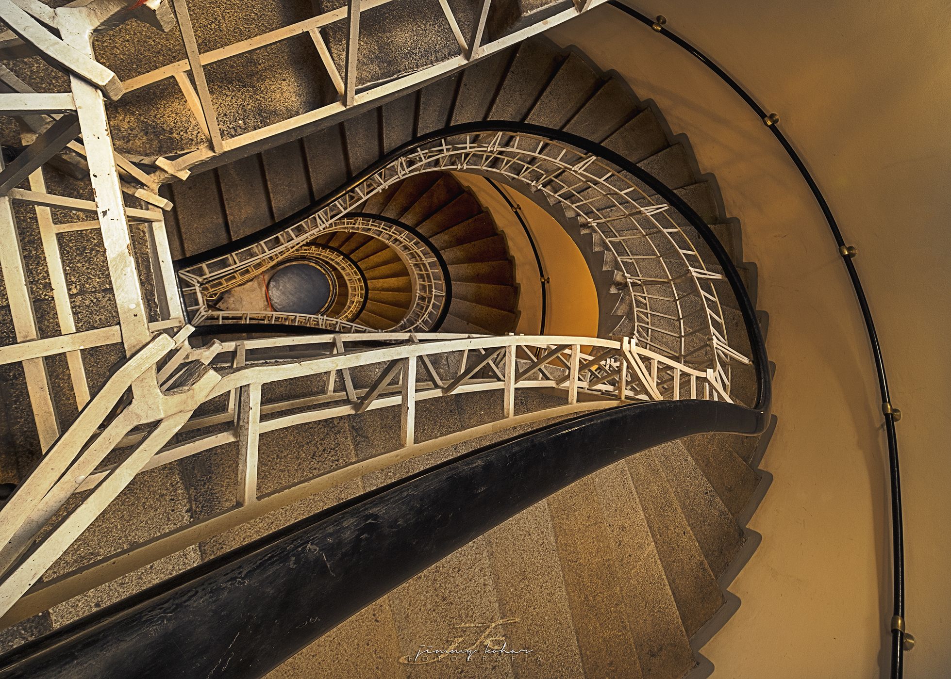 Light bulb staircase, Prague, Czech Republic