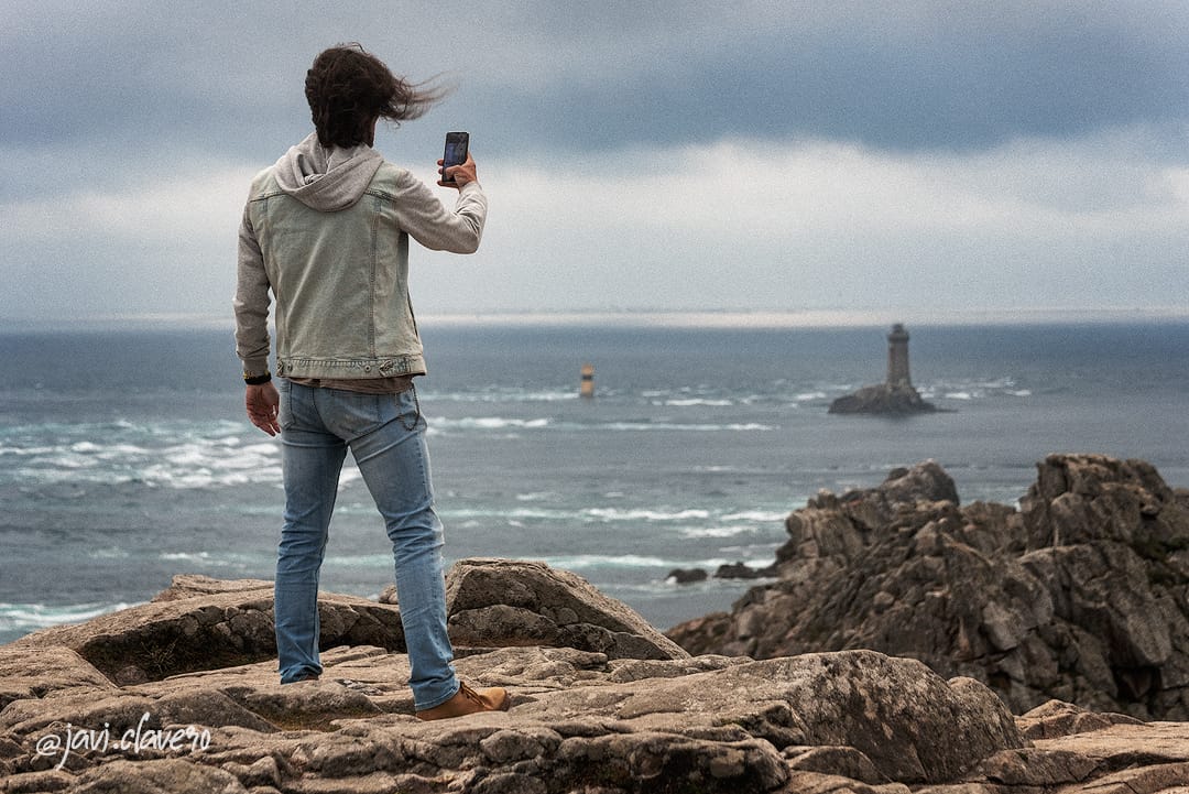 Lighthouse 'La Vieille' at the Pointe du Raz, Brittany, France