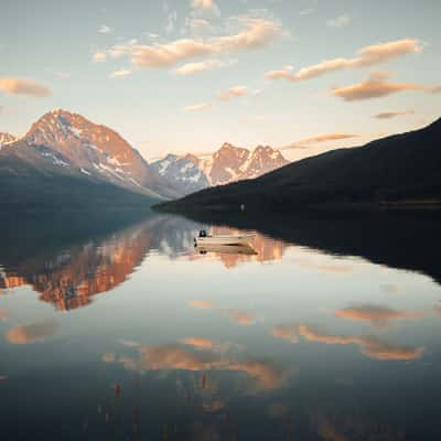 View of Jaegervatnet, Vangen, Norway