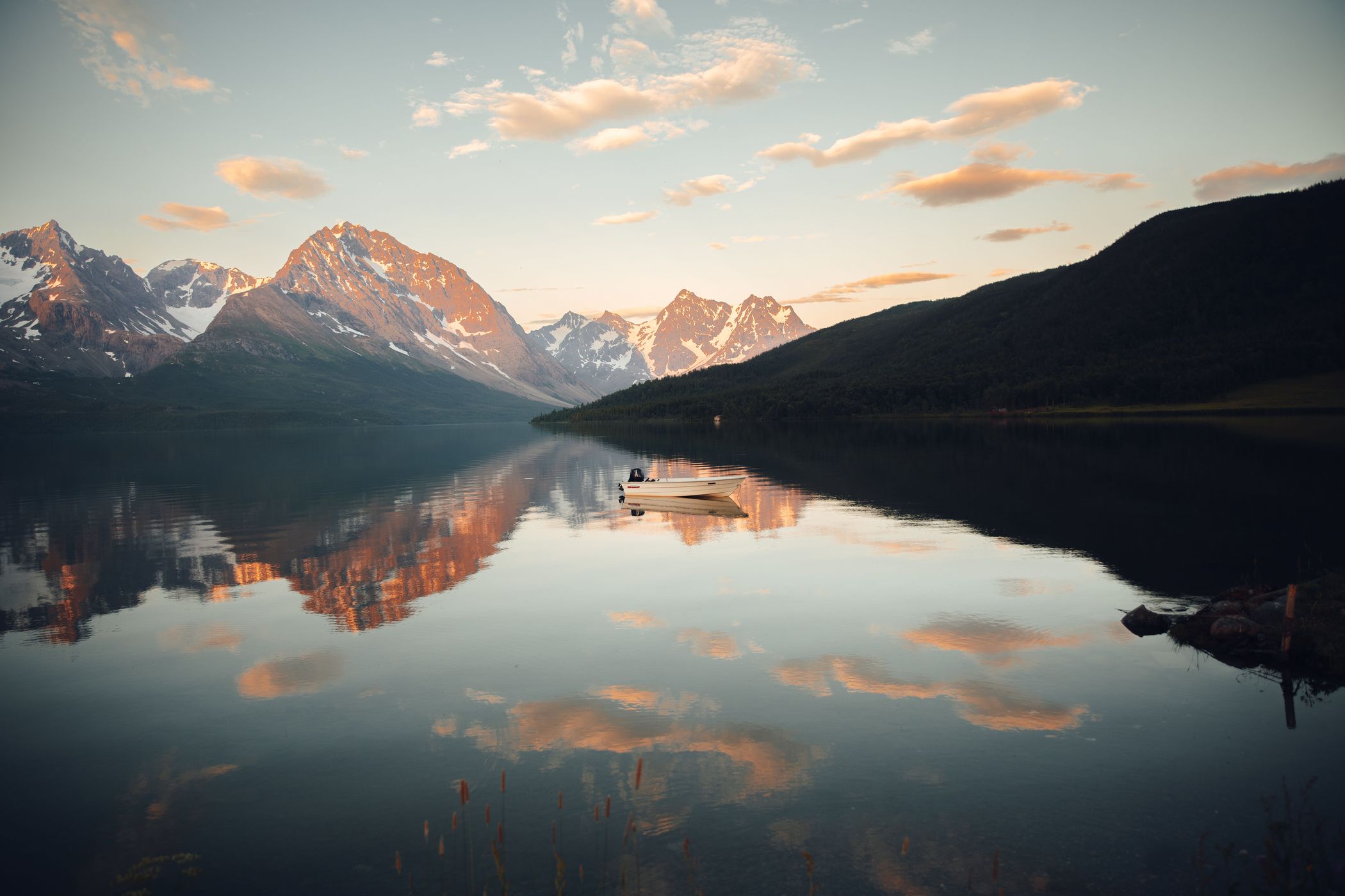 View of Jaegervatnet, Vangen, Norway