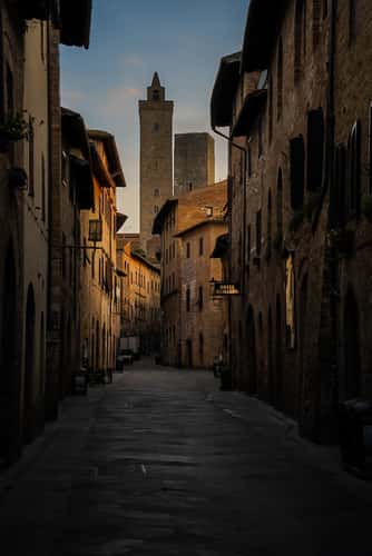 Main street San Gimignano
