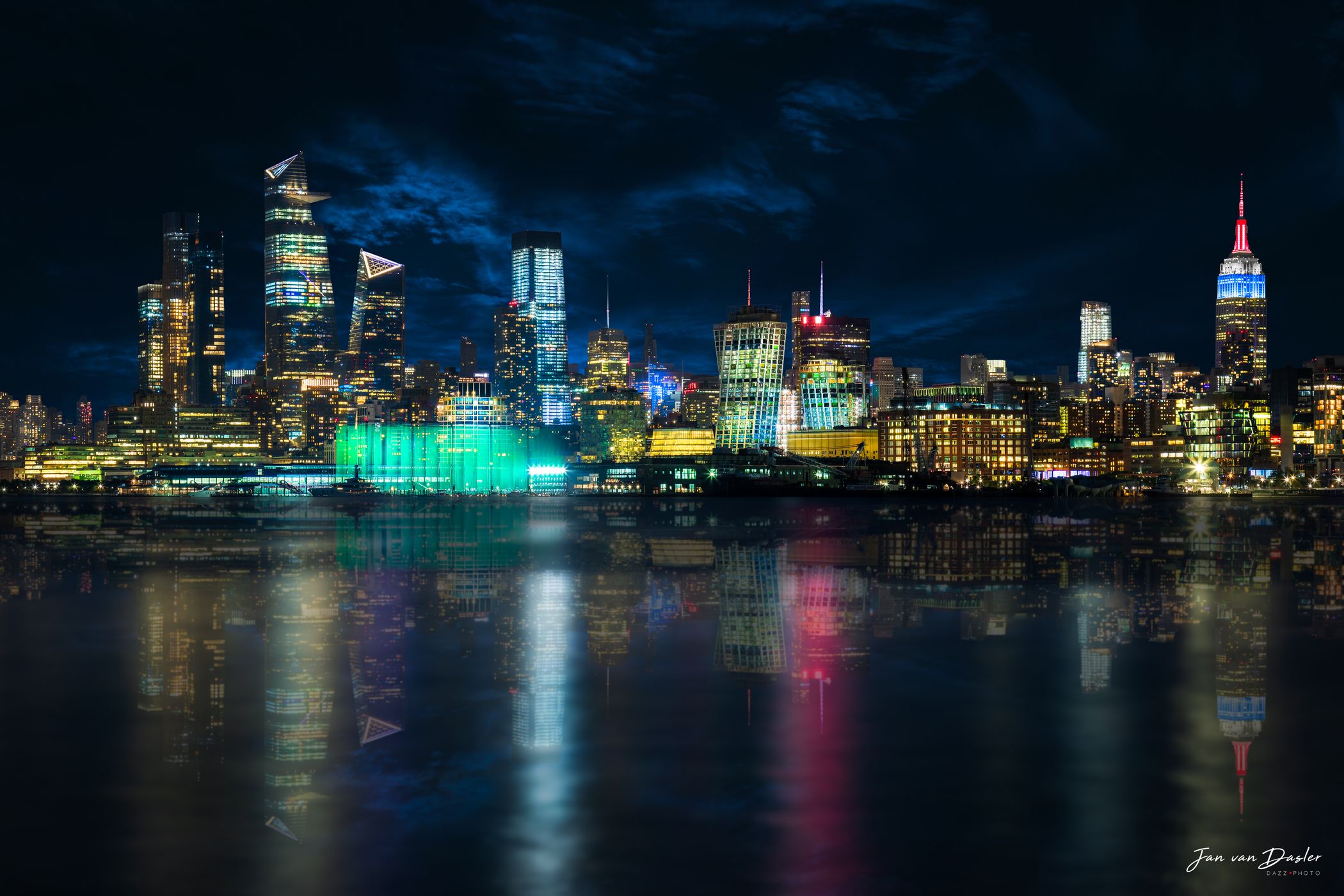 Manhattan view from Hoboken, USA