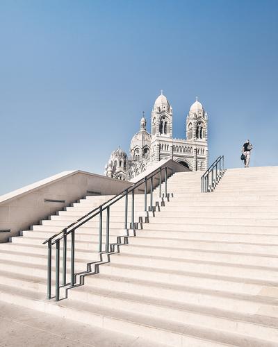 Staircase at Cathédrale La Major, Marseille