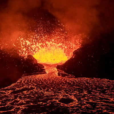 Meradalir Volcano, Iceland