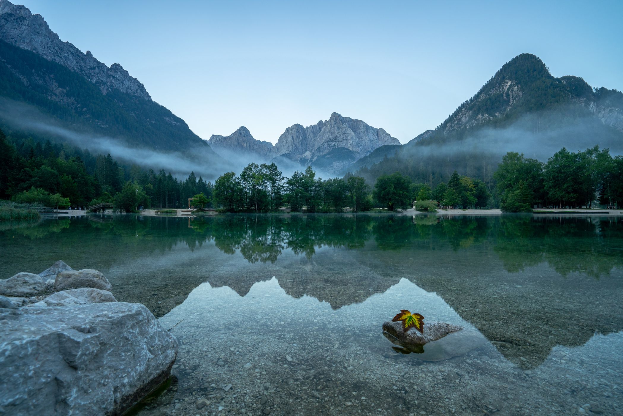 Morning View at Jasna Lake, Slovenia