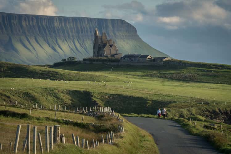 Classiebawn Castle from Mullaghmore Head