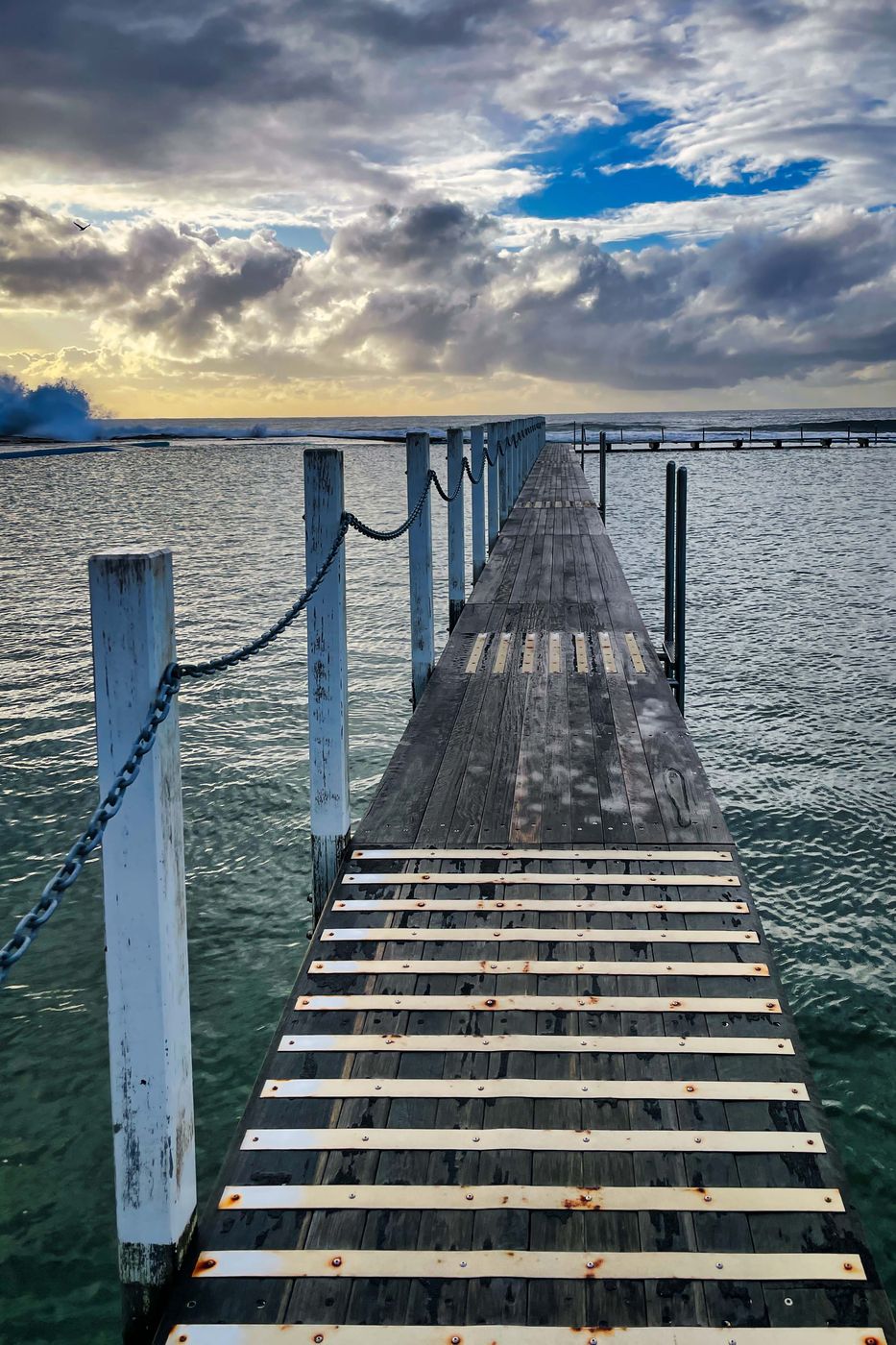 Ocean Pool pathway, North Narrabeen, Sydney, NSW, Australia