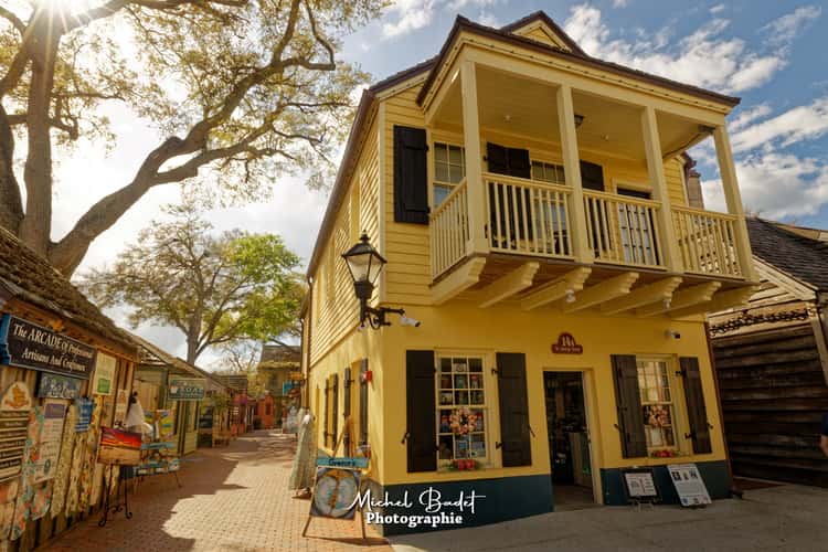 Old center of Saint-Augustine