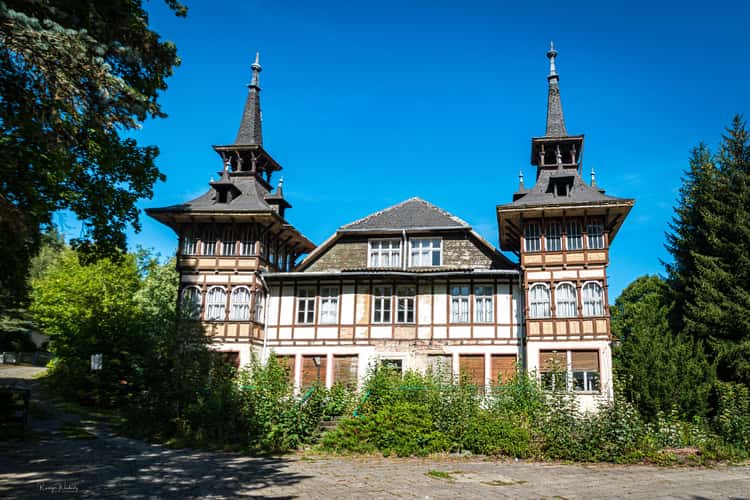 Old Eisenbahnerheim at Alexisbad