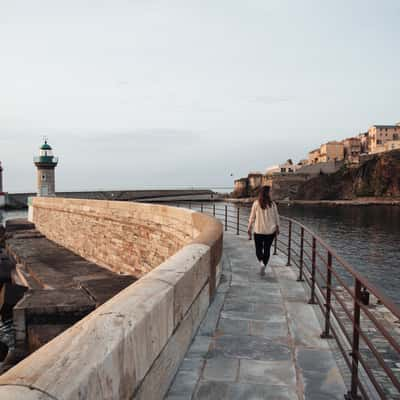 Old Harbour of Bastia, France