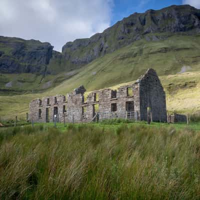 Old school house, Gleniff Horseshoe Bend, Ireland