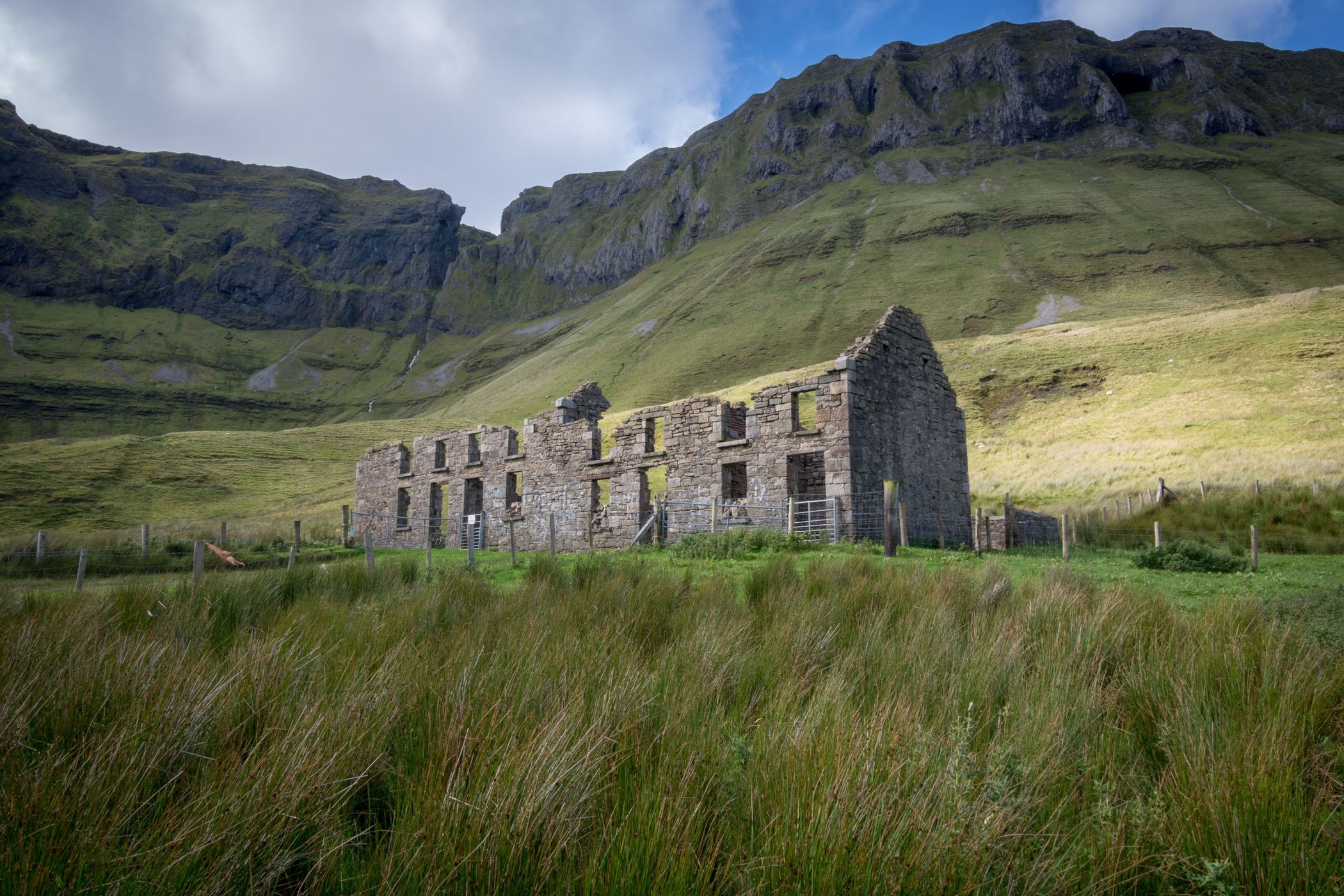 Old school house, Gleniff Horseshoe Bend, Ireland