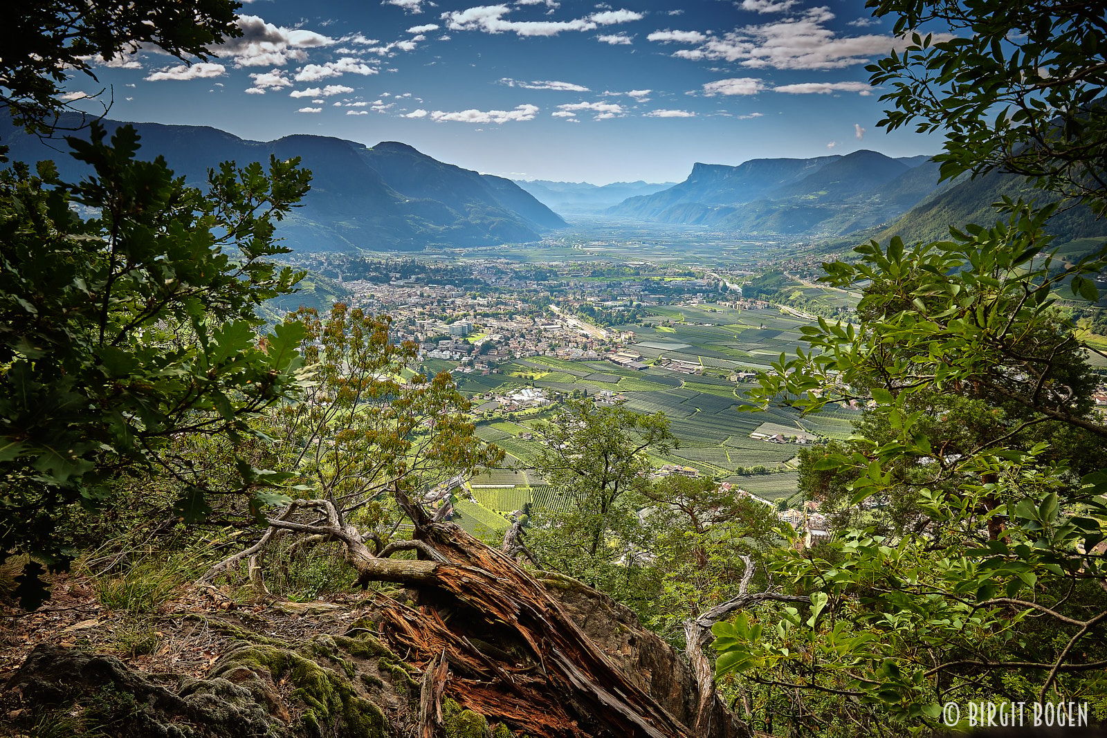 Outlook over Meran, Italy