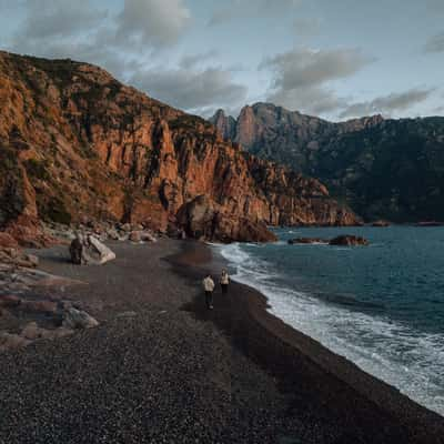 Plage de Bussaghlia, France