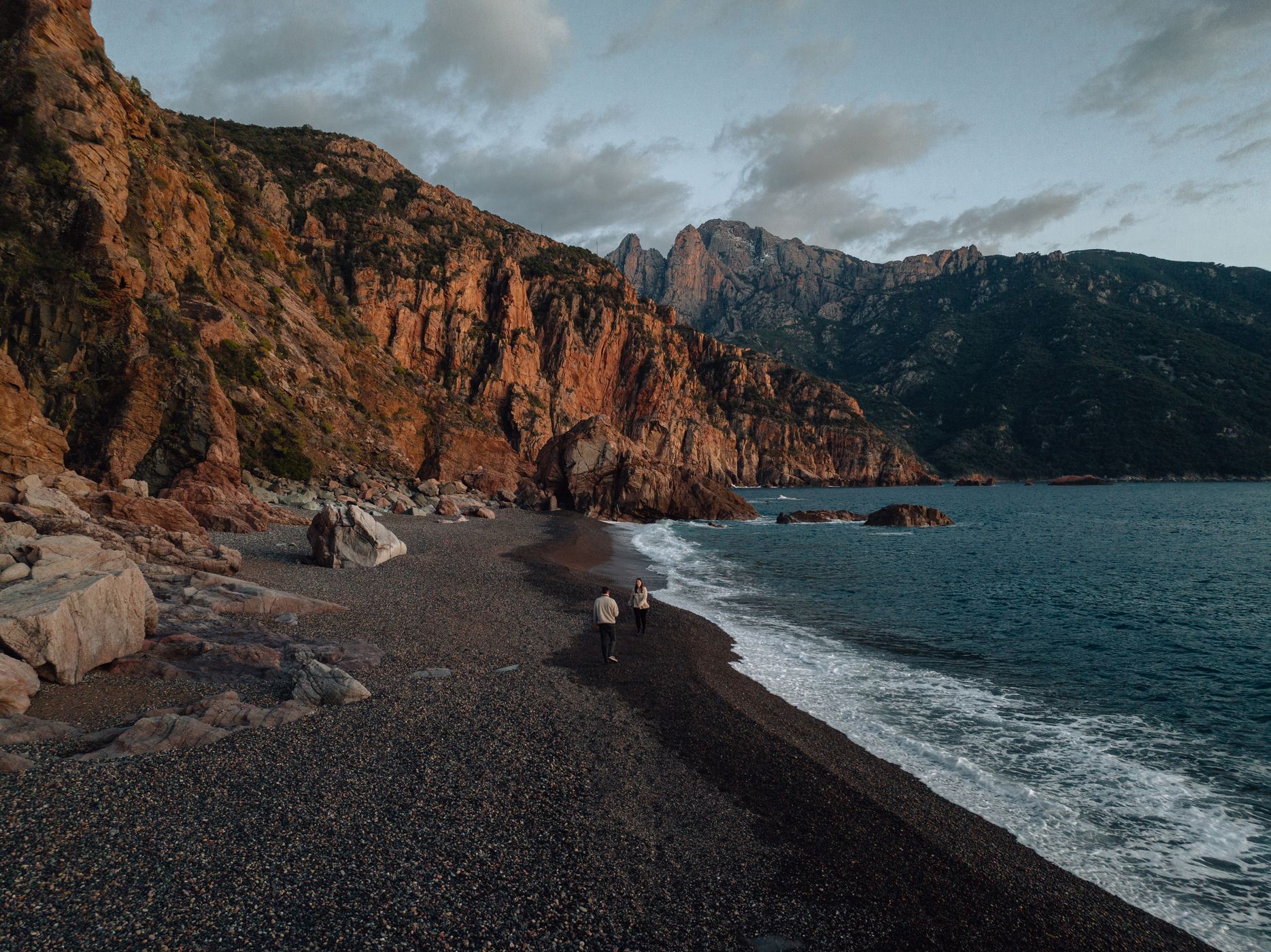 Plage de Bussaghlia, France