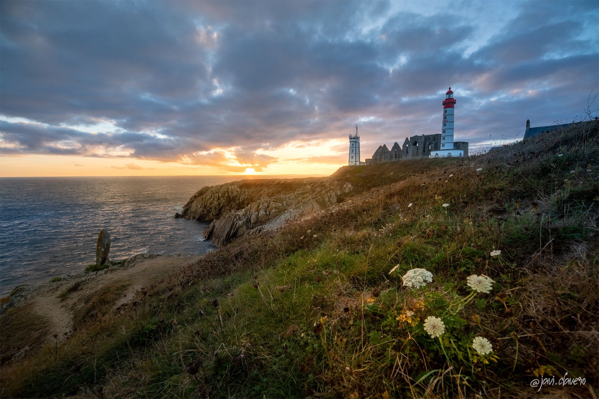 Pointe saint mathieu, France