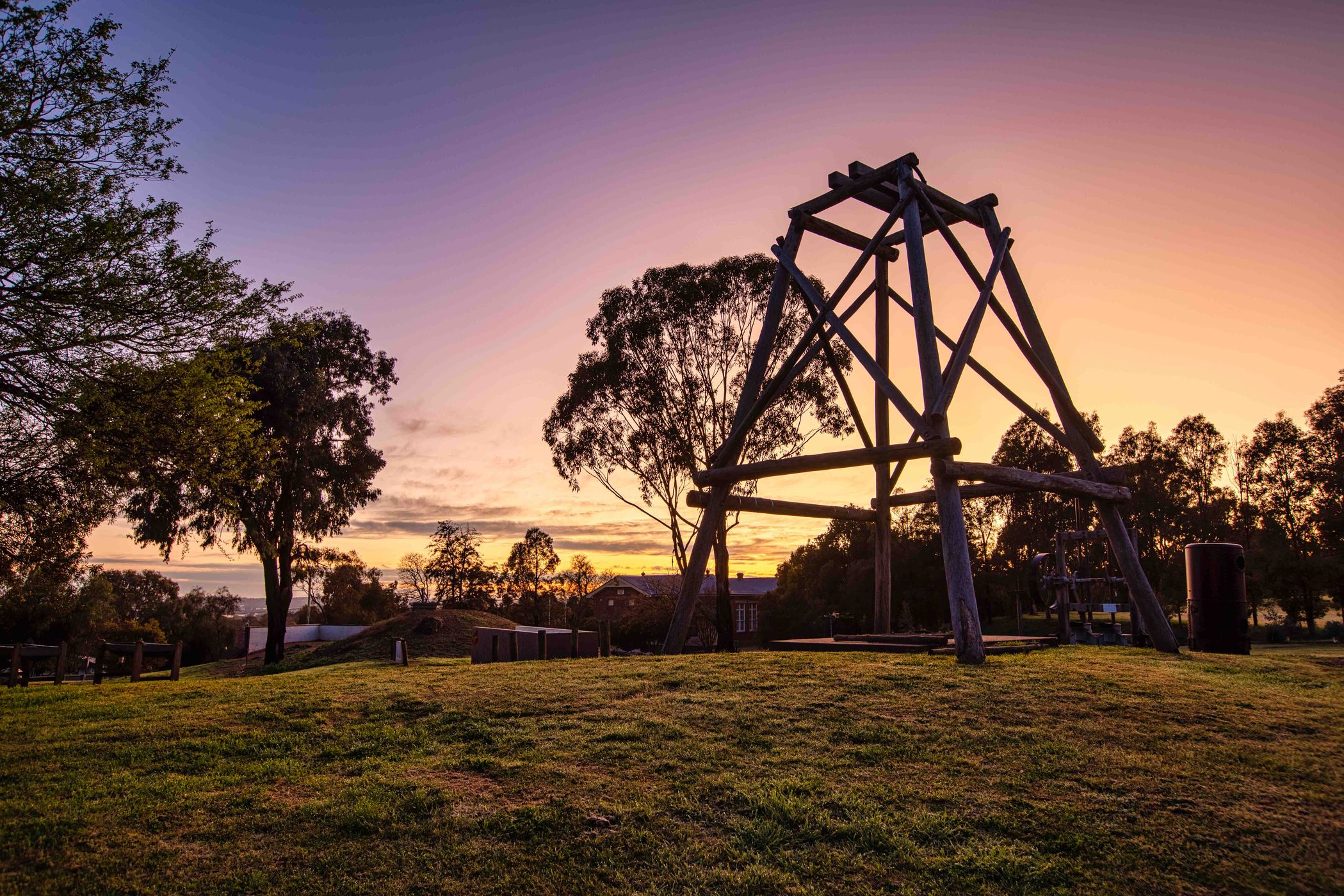 Poppet Head, Gulgong, New South Wales, Australia
