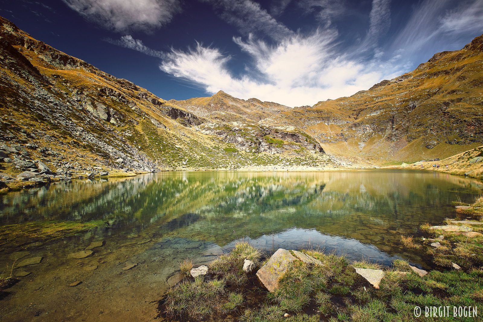 Reflection on Lago di Vizze, Italy