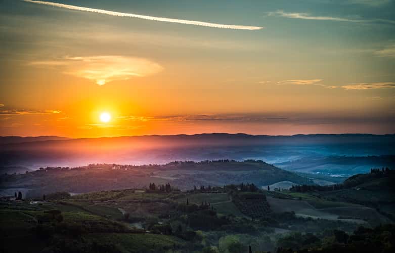 San Gimignano sunrise spot