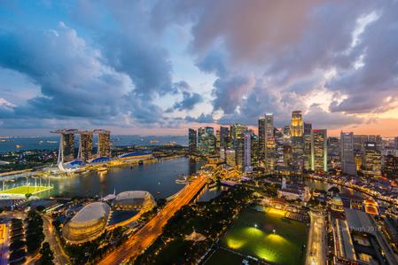 Singapore Skyline from Swissôtel The Stamford
