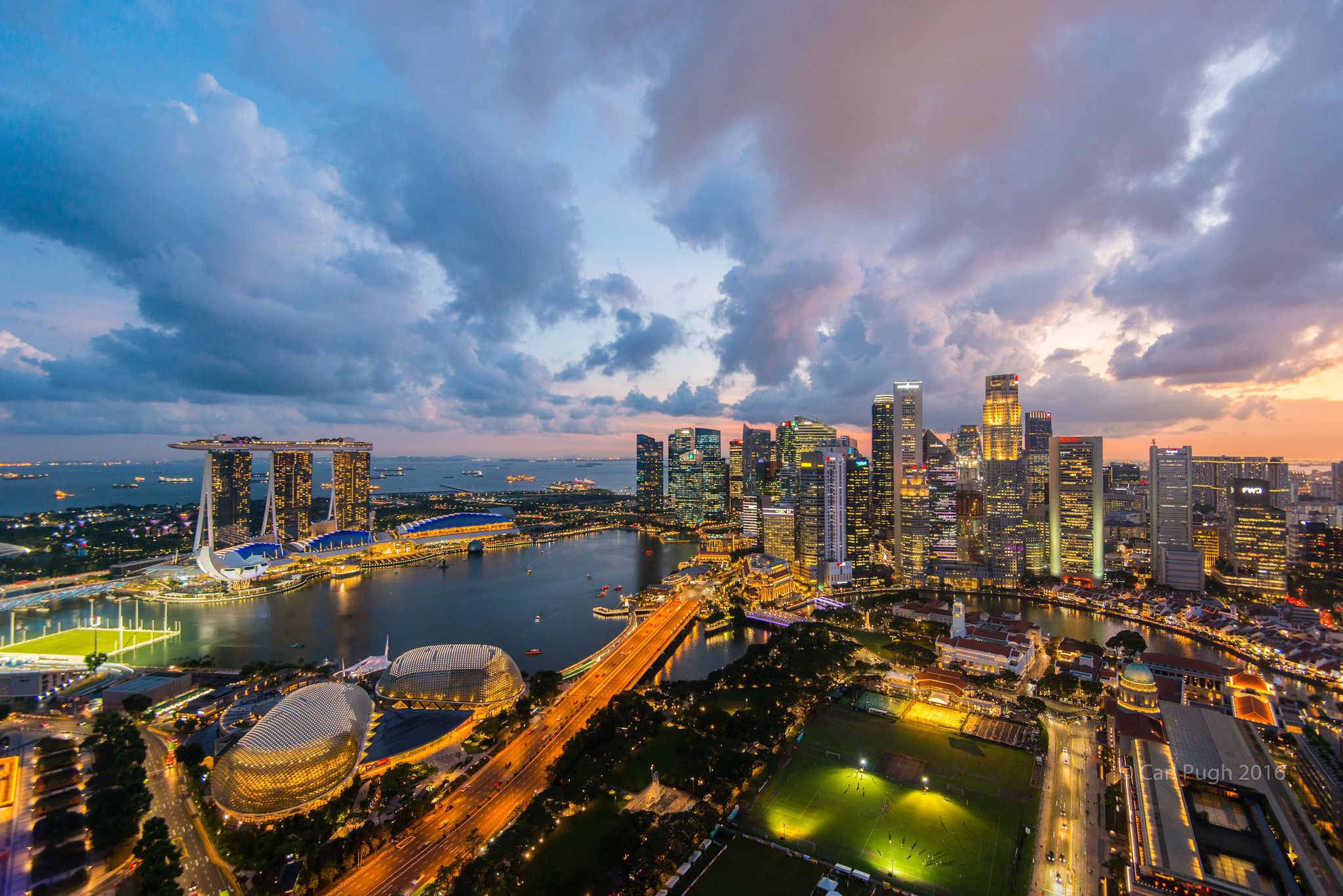 Singapore Skyline from Swissôtel The Stamford, Singapore