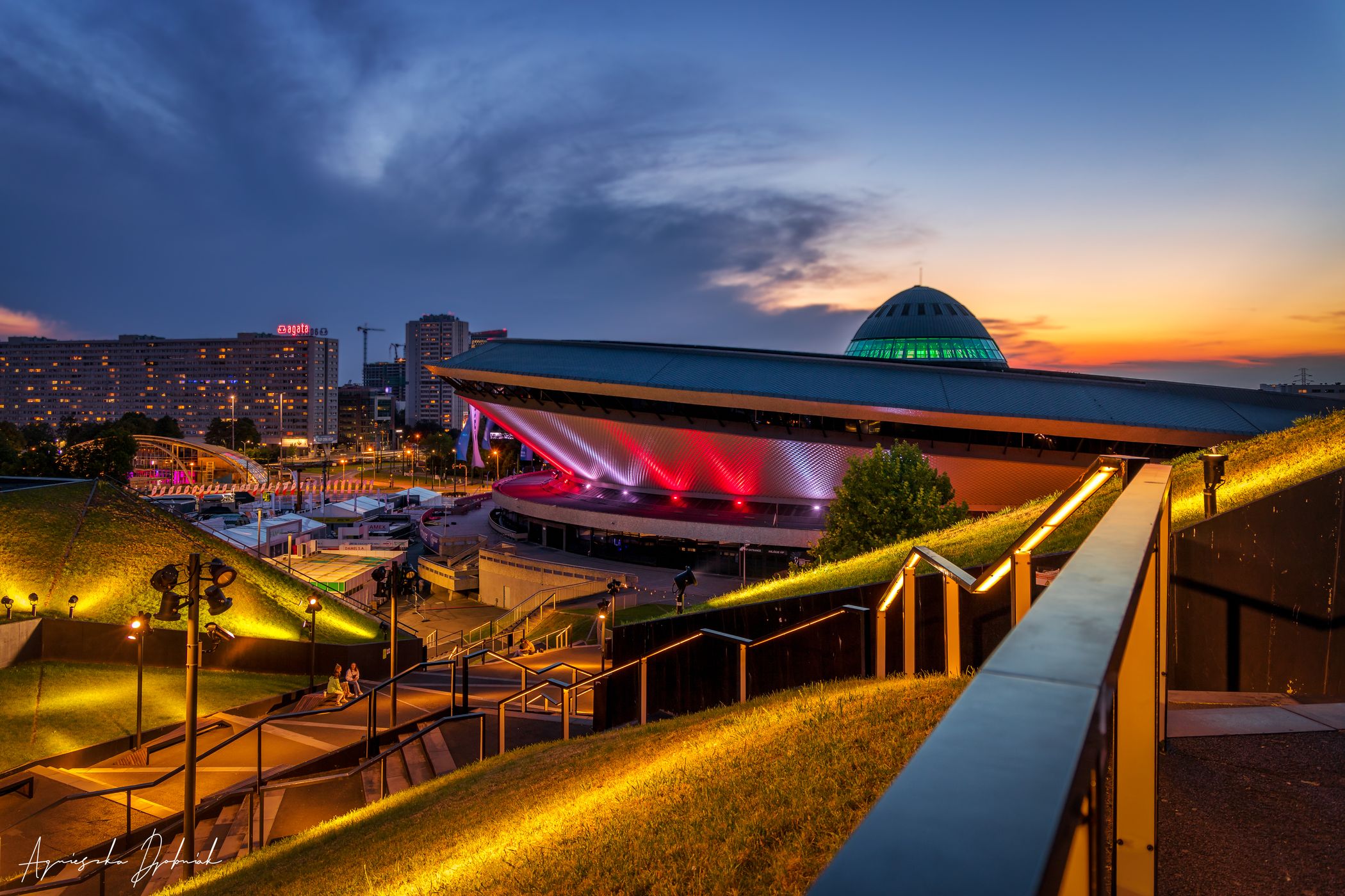 Spodek (Saucer Building) in Katowice, Poland, Poland