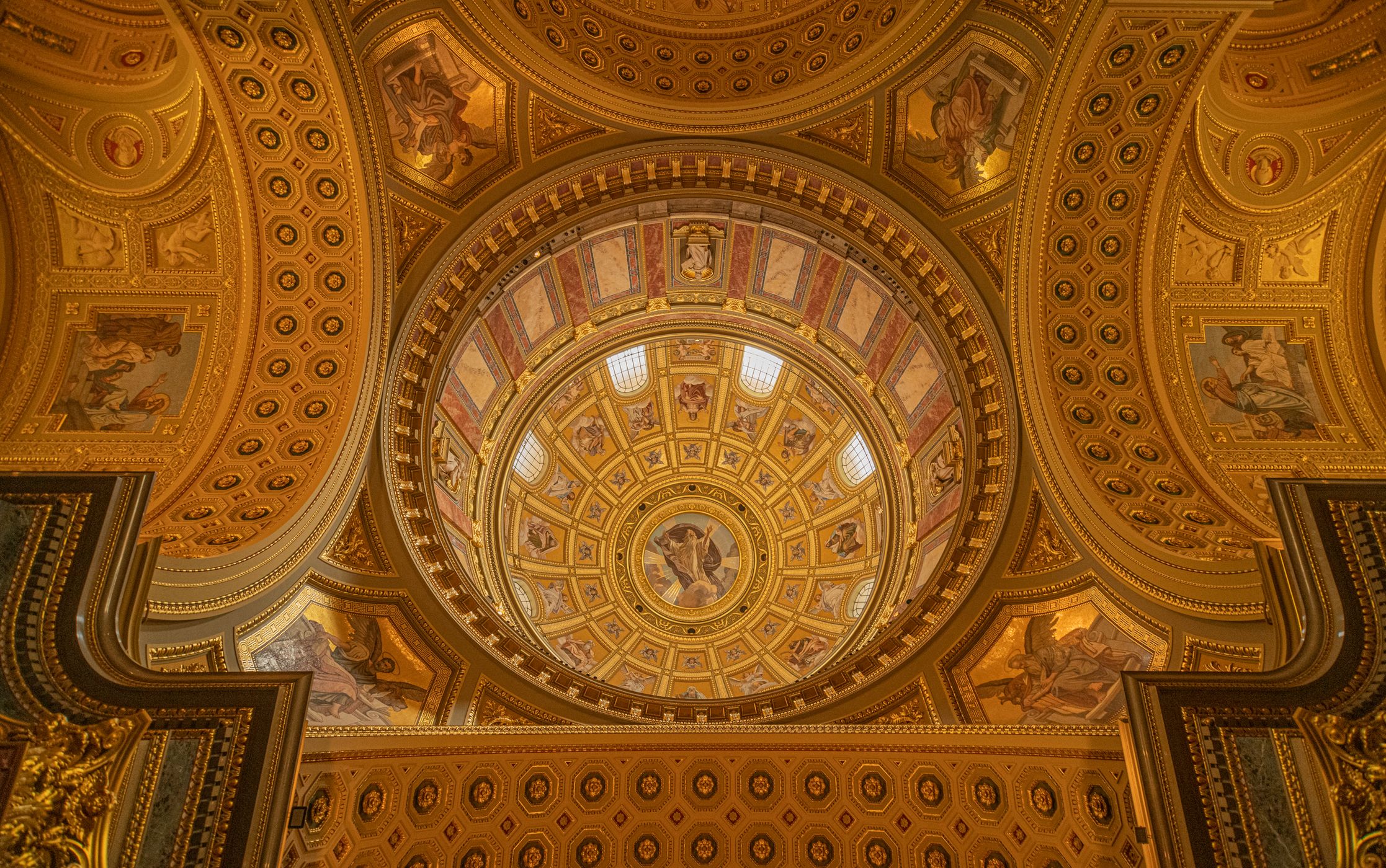 St. Stephen's Basilica Ceiling, Budapest, Hungary