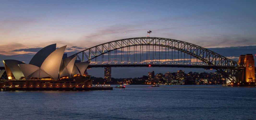 Sydney opera House and Harbour Bridge