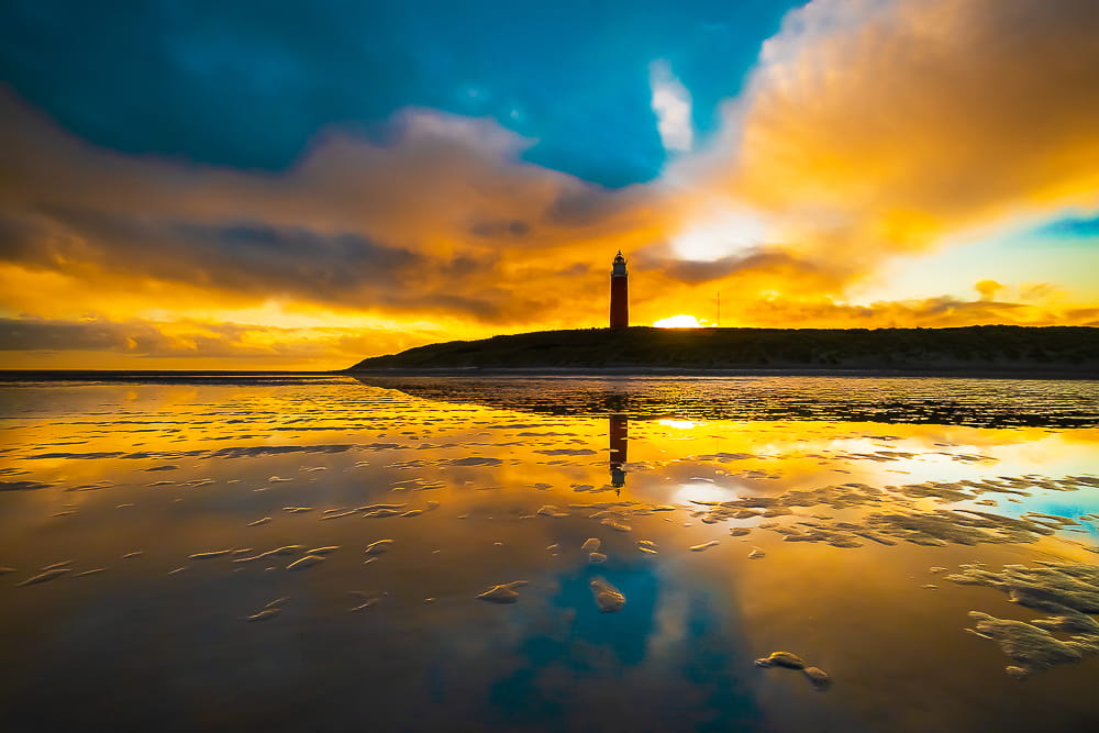 Texel vuurtoren (texel lighthhouse), Netherlands