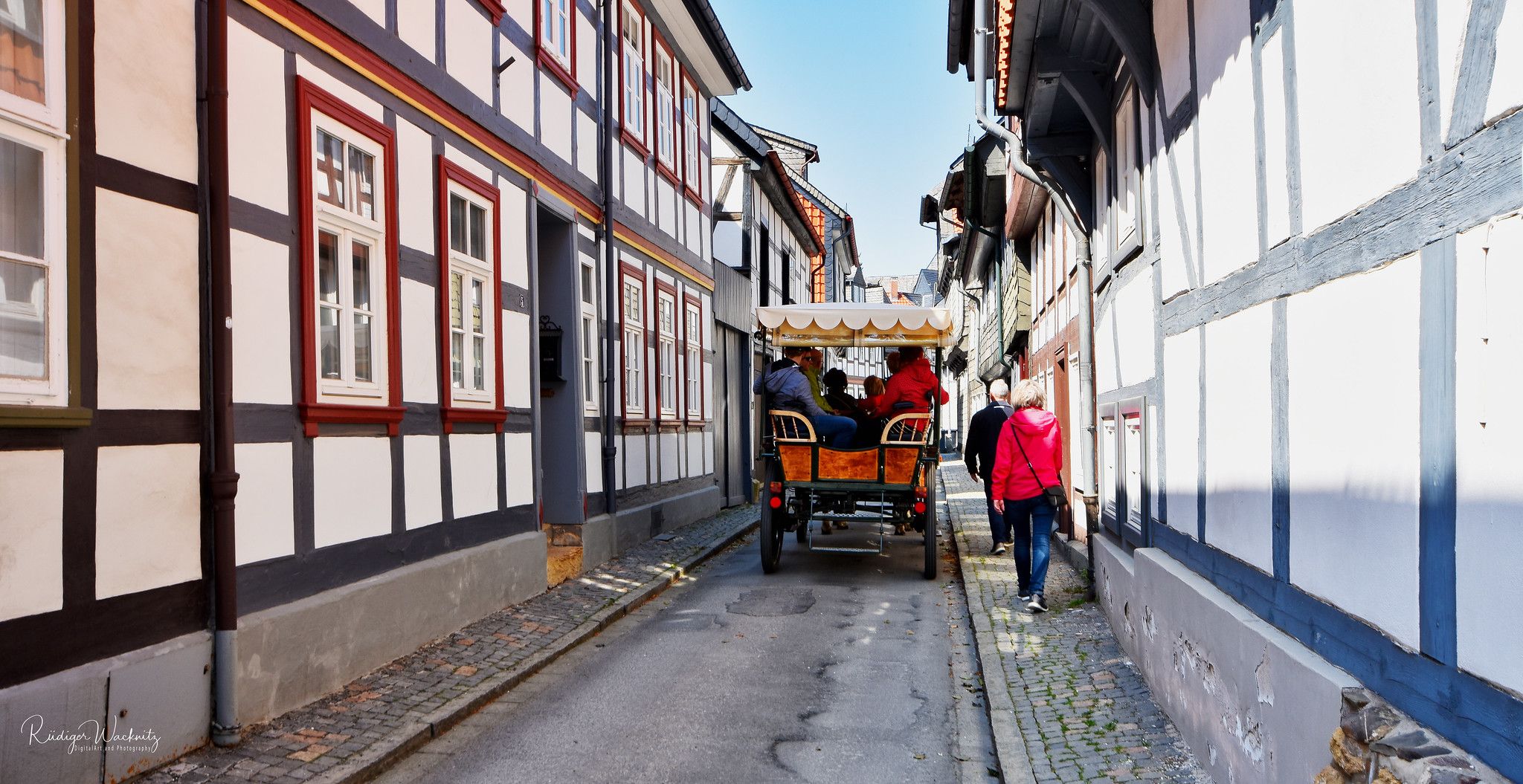 The streets of Goslar, Germany