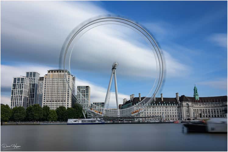 London Eye from Victoria Embankment, London