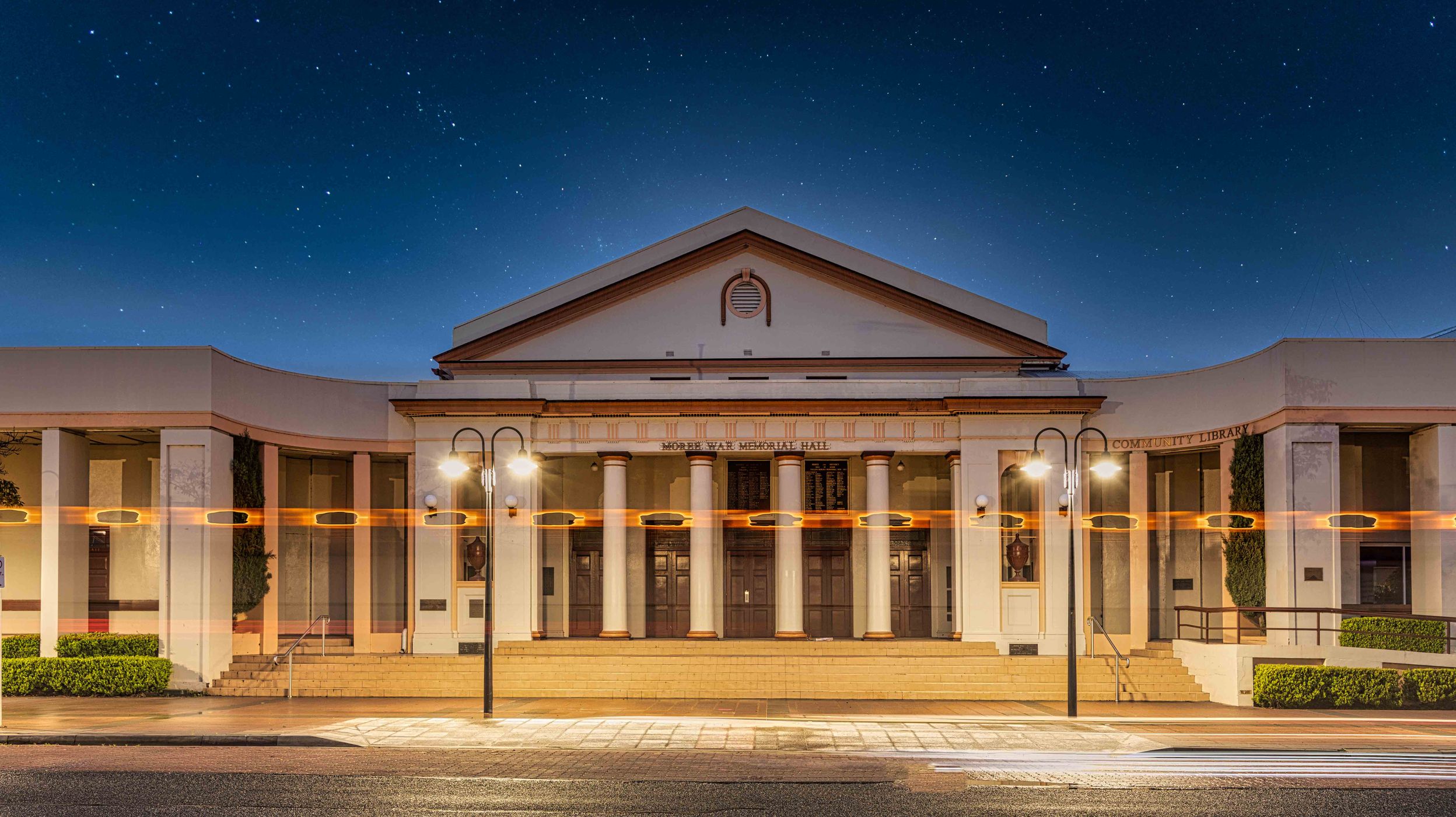 War memorial Hall, Moree, New South Wales, Australia
