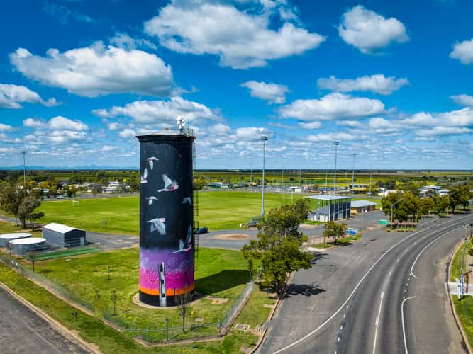 Water Tower Art Coonamble, New South Wales