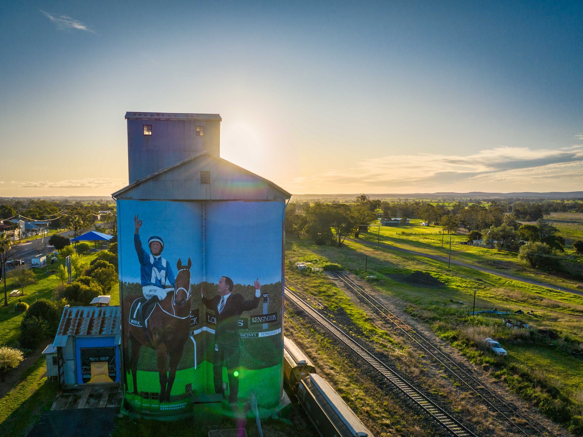 Winx Silo art Dunedoo, New South Wales, Australia