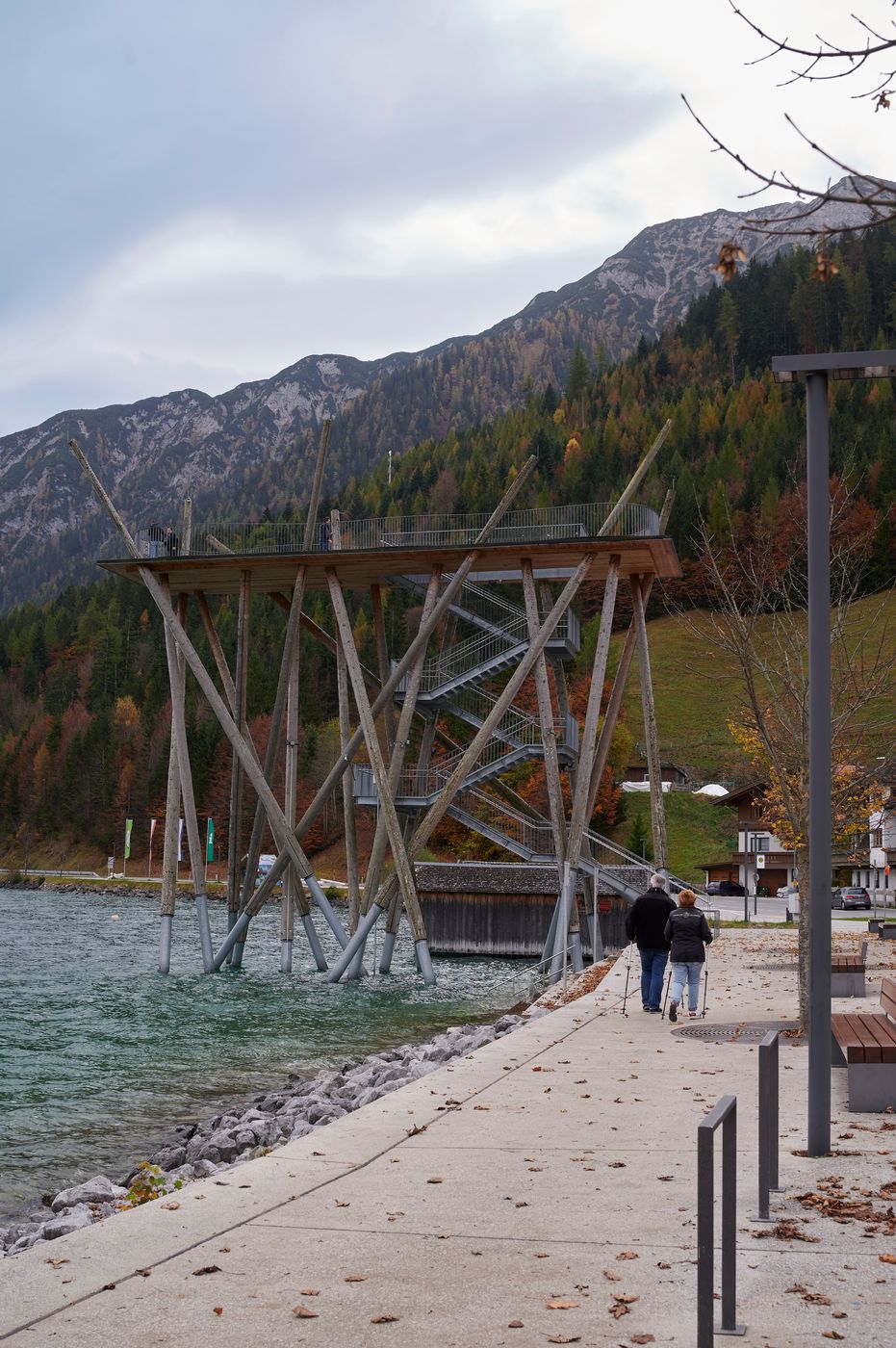 Aussichtsplattform am See, Pertisau, Austria