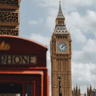 Big Ben & Telephone Box, United Kingdom