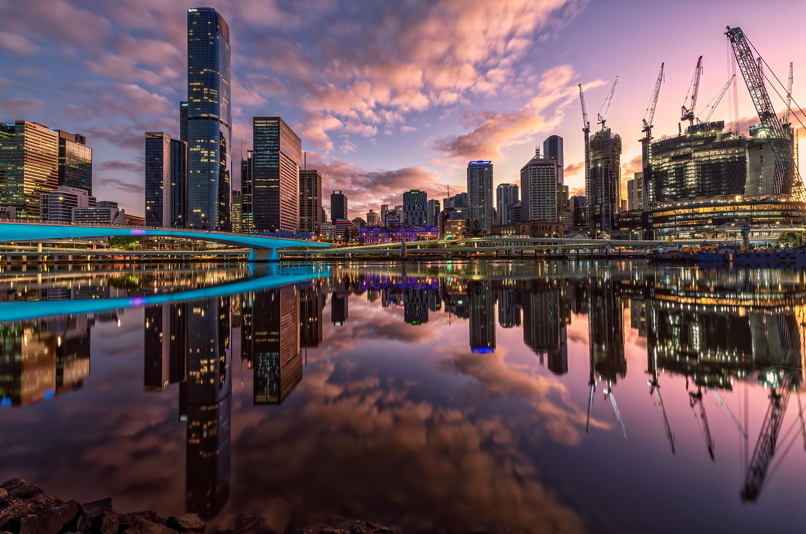 Brisbane Victoria Bridge Australia