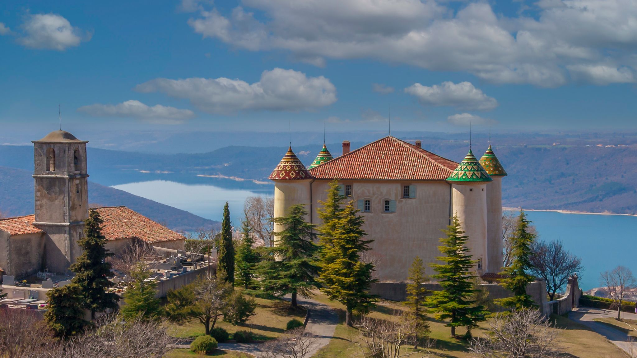Chateau d'Aigüines, France