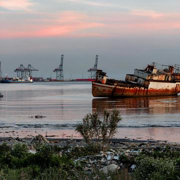 Chinese boat agrounded, Uruguay