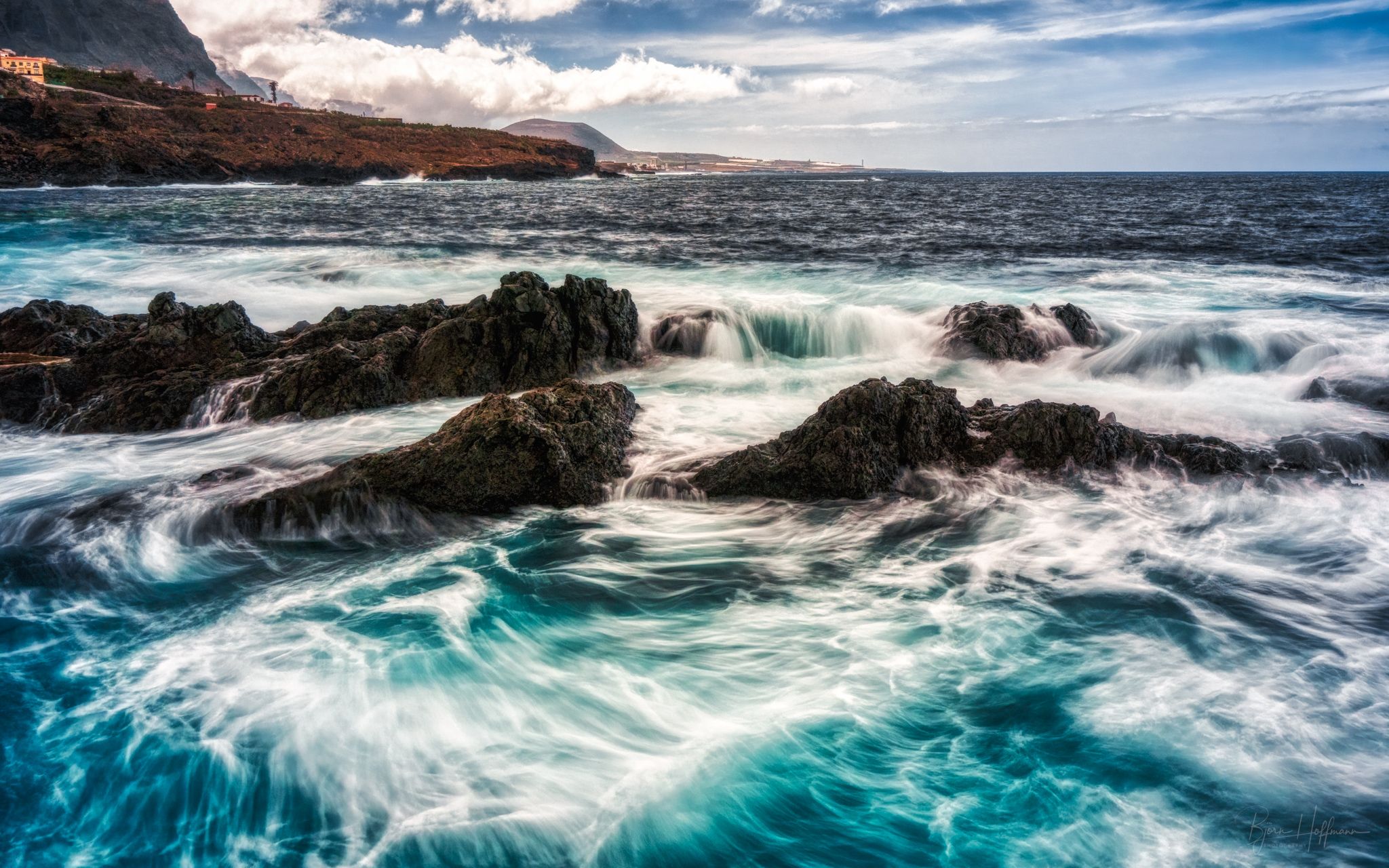 Coastal Pools in Garachico, Tenerife, Spain