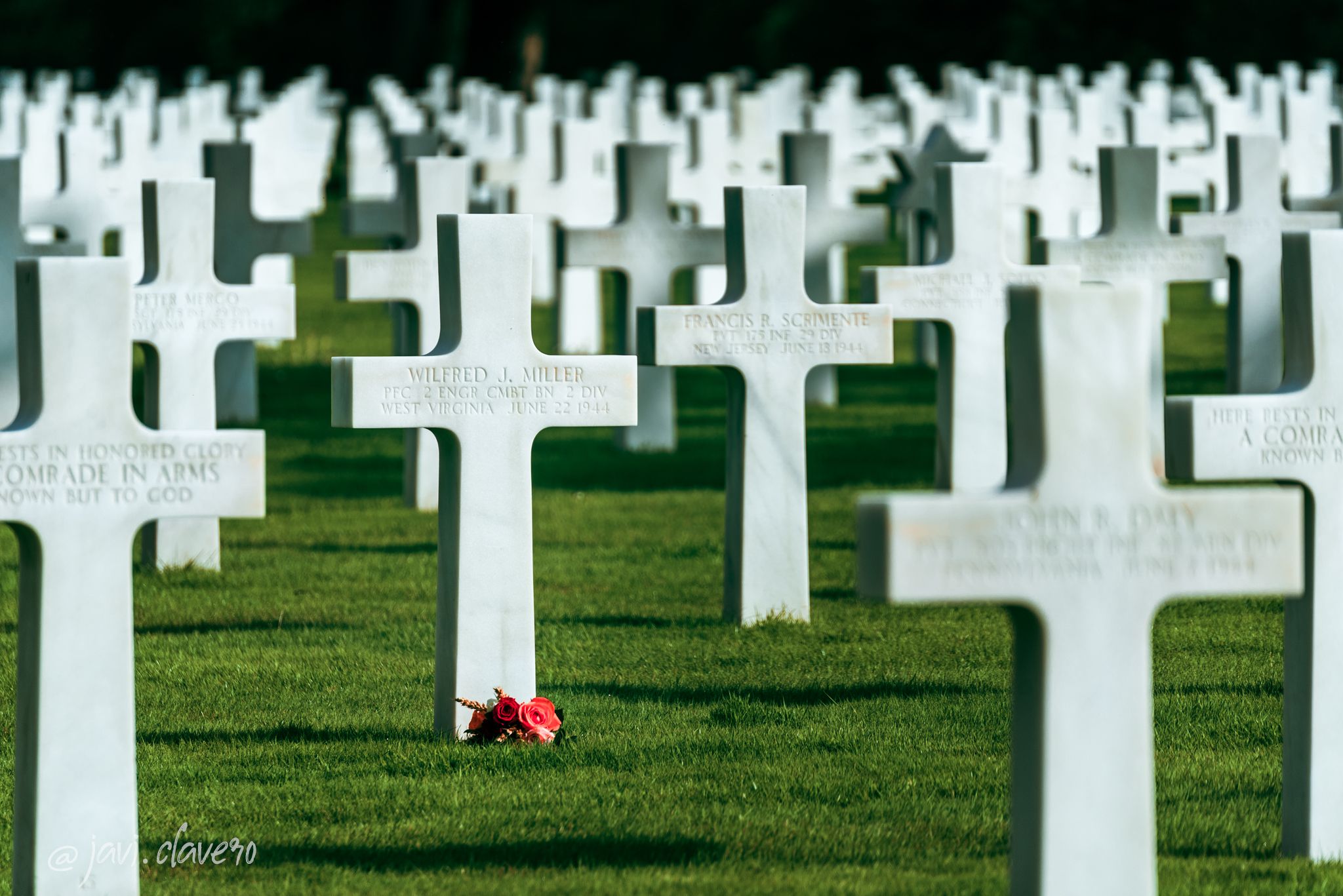 Colleville-sur-Mer American cemetery, France