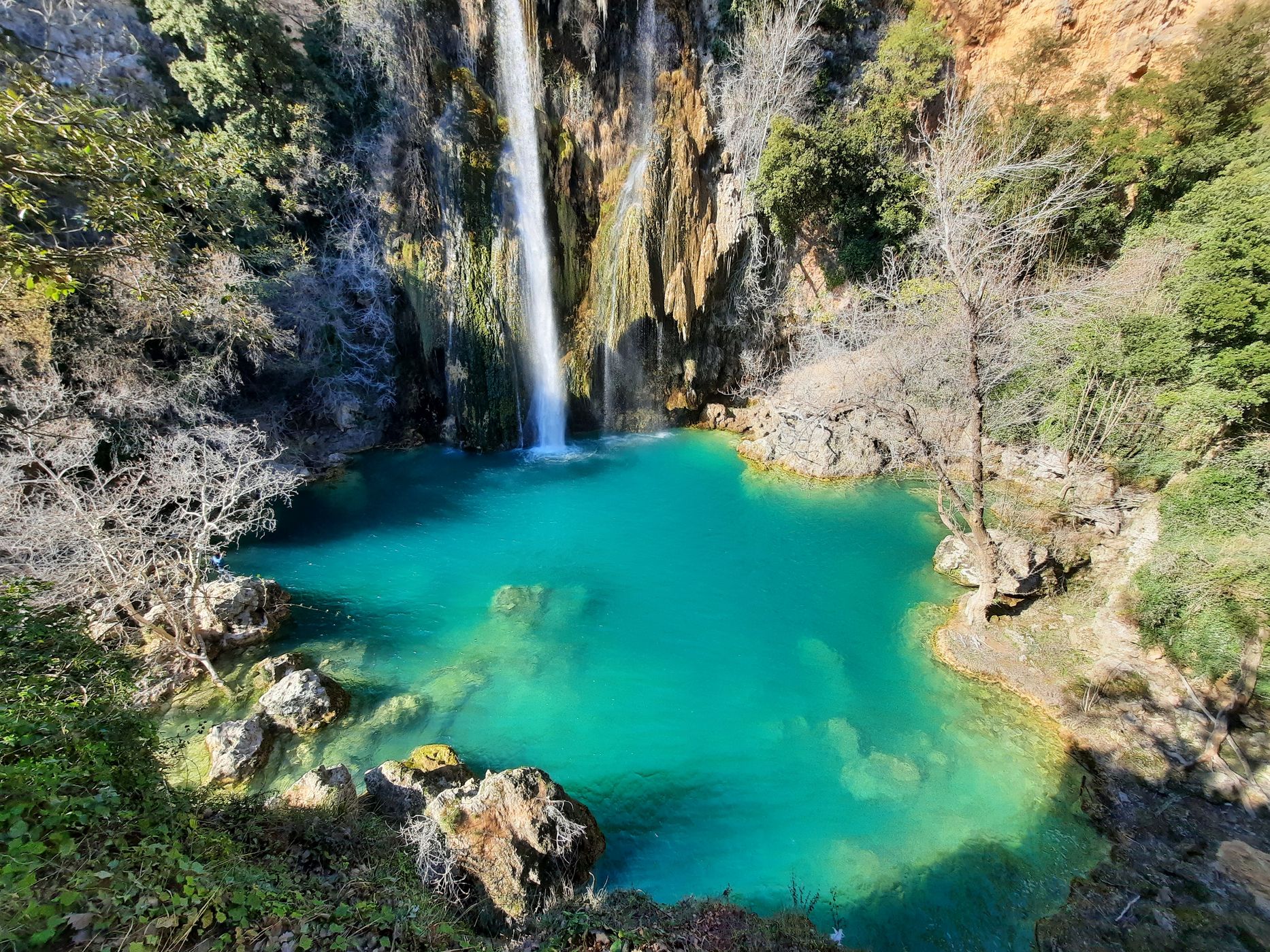 Crystal Clear waterfall, France