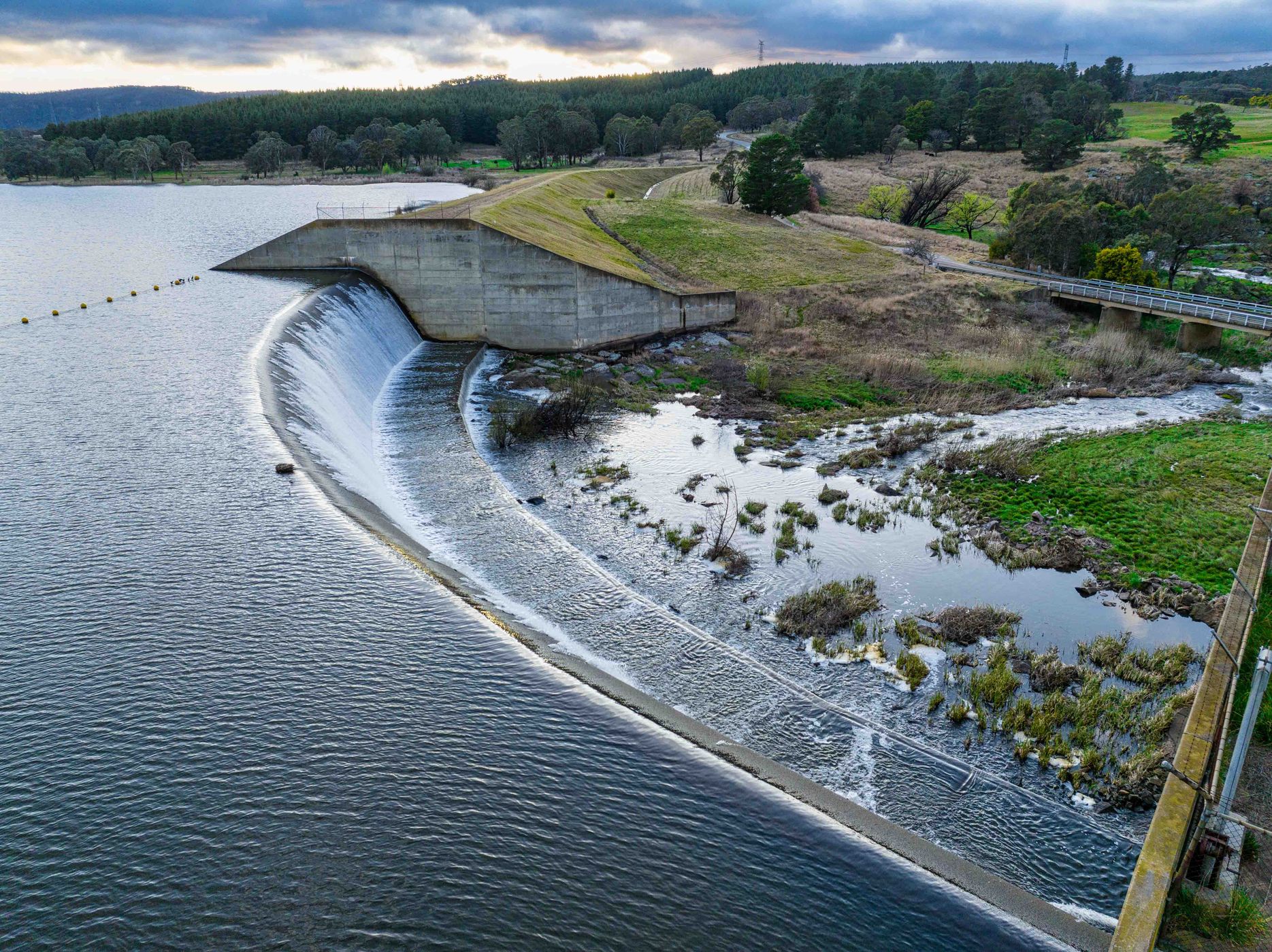 Dam Wall, Wallerawang, New South Wales, Australia