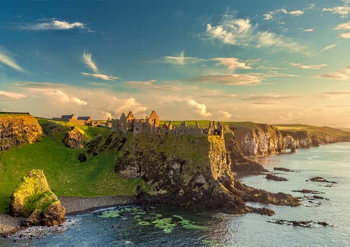 Dunluce Castle ruin